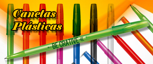 Canetas Plásticas Personalizadas