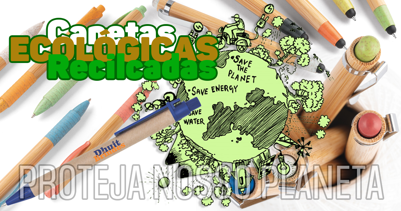 Canetas Ecológicas Personalizadas